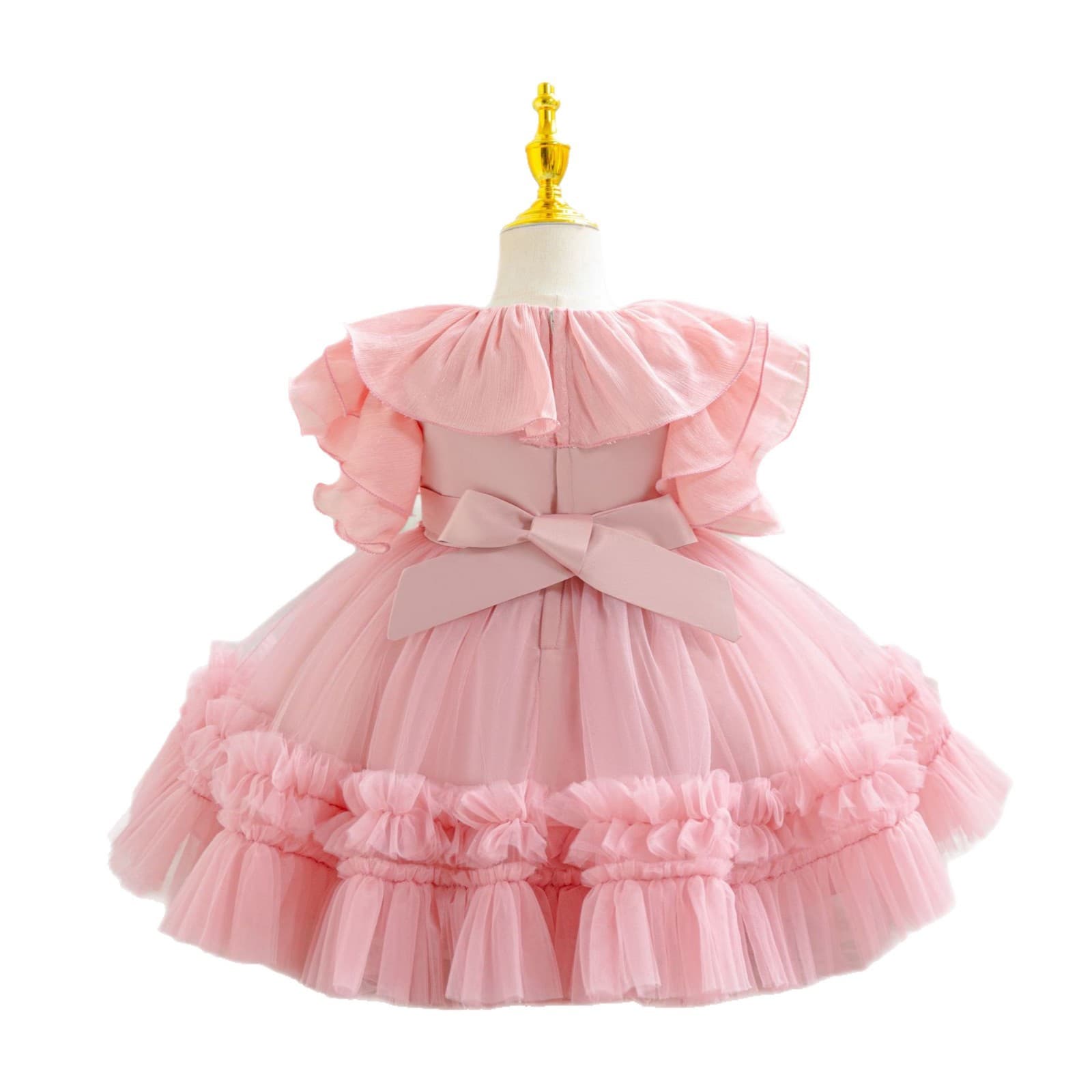 Beads, wedding dress, small princess costume, girl's skirt, evening dress 5