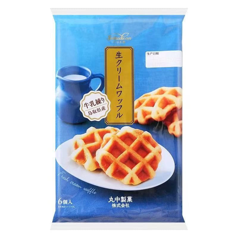 Japanese Marunaka Cake Snack Cream Sandwich Lemon Cheese Strawberry Chocolate Waffle Breakfast Bread Snack 5