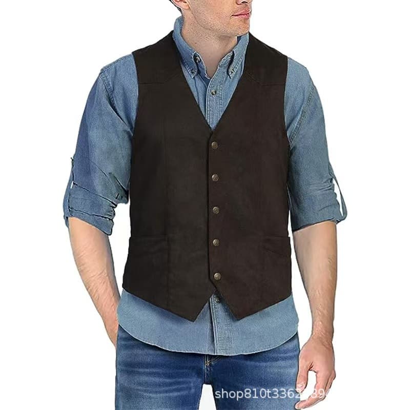 (Cross-border trading), suit, vest, retro dress, V-neckline, slim fit 5