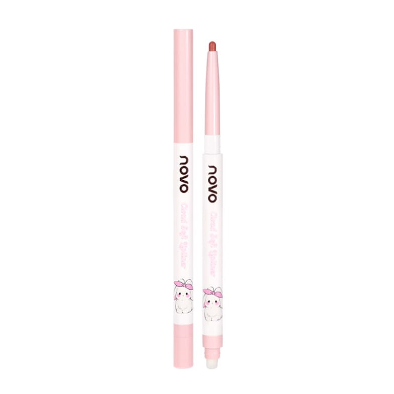 NOVO Double-sided matte waterproof lip pencil, base lipstick, contouring, long-term effect, lip care 5