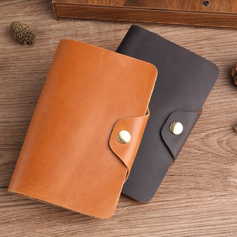 Men's Genuine Leather Crazy Horse Wallet Multi-Card 1