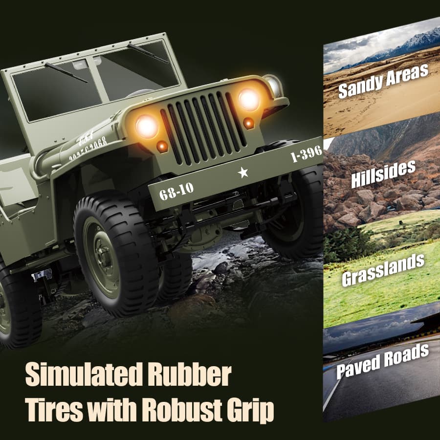 JJRC (Cross-border trading), realistic four wheel drive SUV, remote control car, toy car, scale 1:10, 4G 3