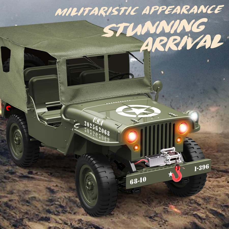 JJRC (Cross-border trading), realistic four wheel drive SUV, remote control car, toy car, scale 1:10, 4G 1