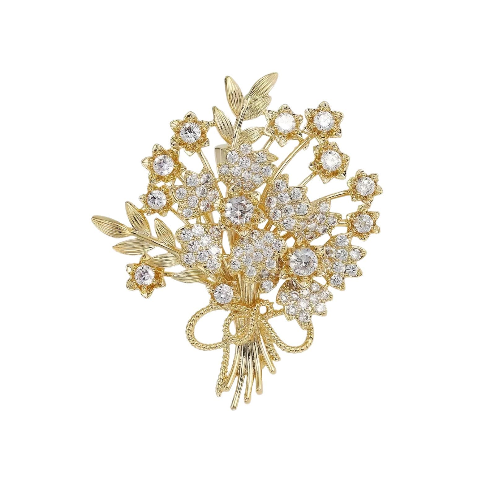 Fashionable brooch, accessory lapel pin, sophisticated elegant pin, high-quality style, light luxury style, flowered 5