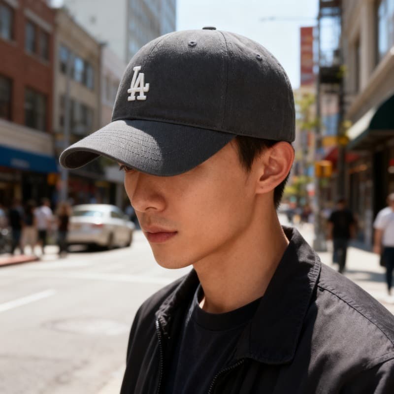 MLB, universal baseball cap for men and women, sun hat for adults, Korean style 4