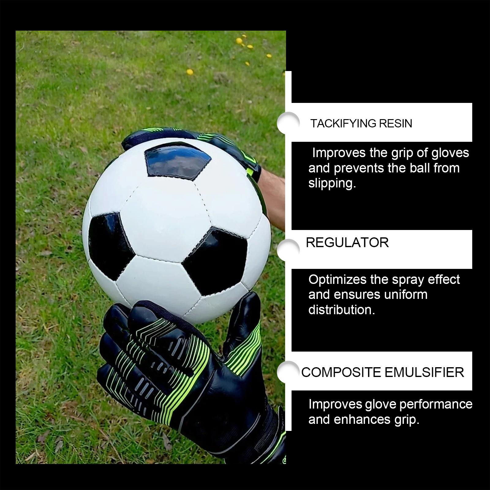 Jue Fish Goalkeeper, gloves, spray, glue 4