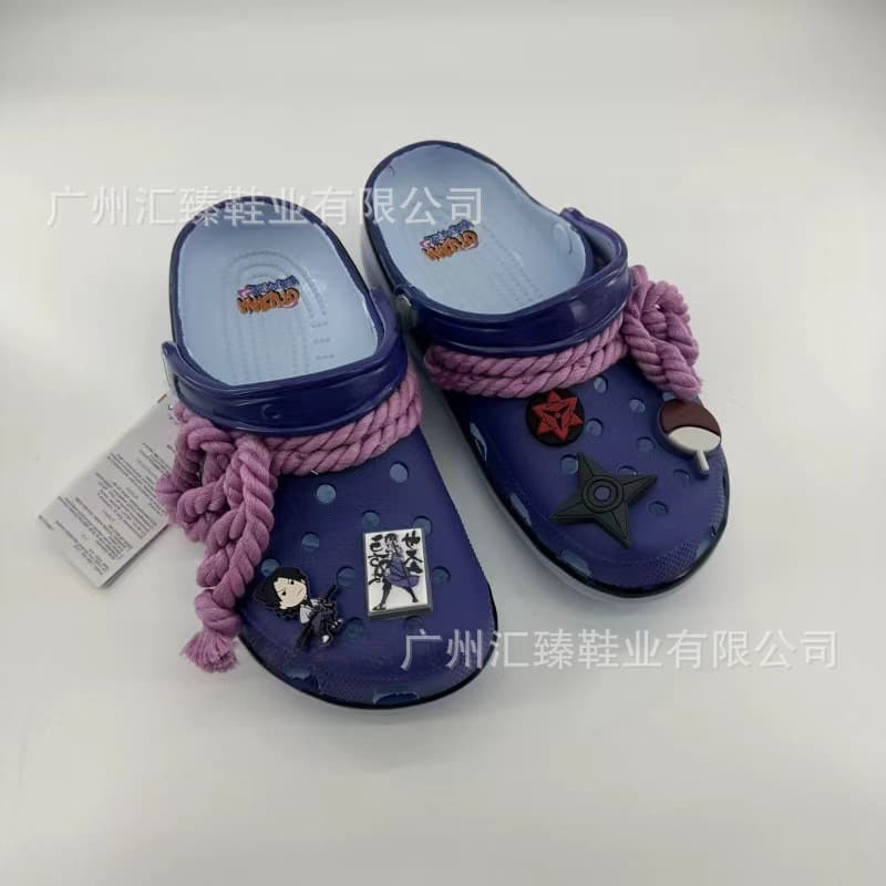 Summer Crocs-style slippers, beach beach footwear, Collection Year 2025 2