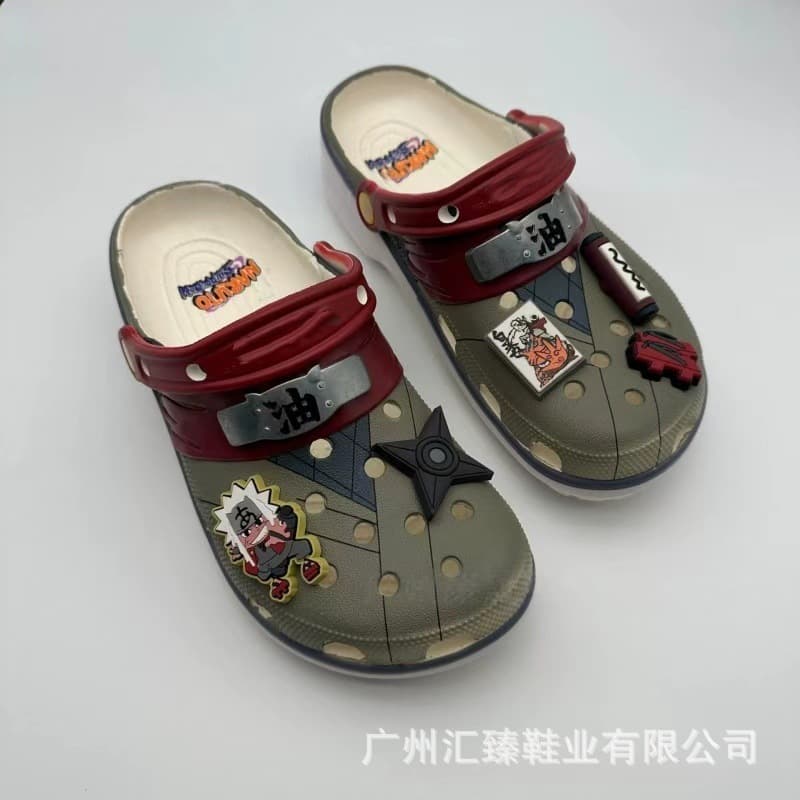 Summer Crocs-style slippers, beach beach footwear, Collection Year 2025 3
