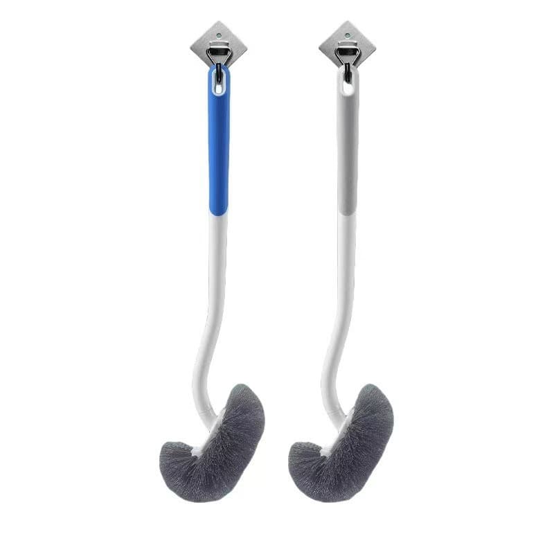 Toilet brush household no dead angle toilet cleaning brush soft hair soft glue long handle bathroom wall-mounted cleaning brush artifact 5