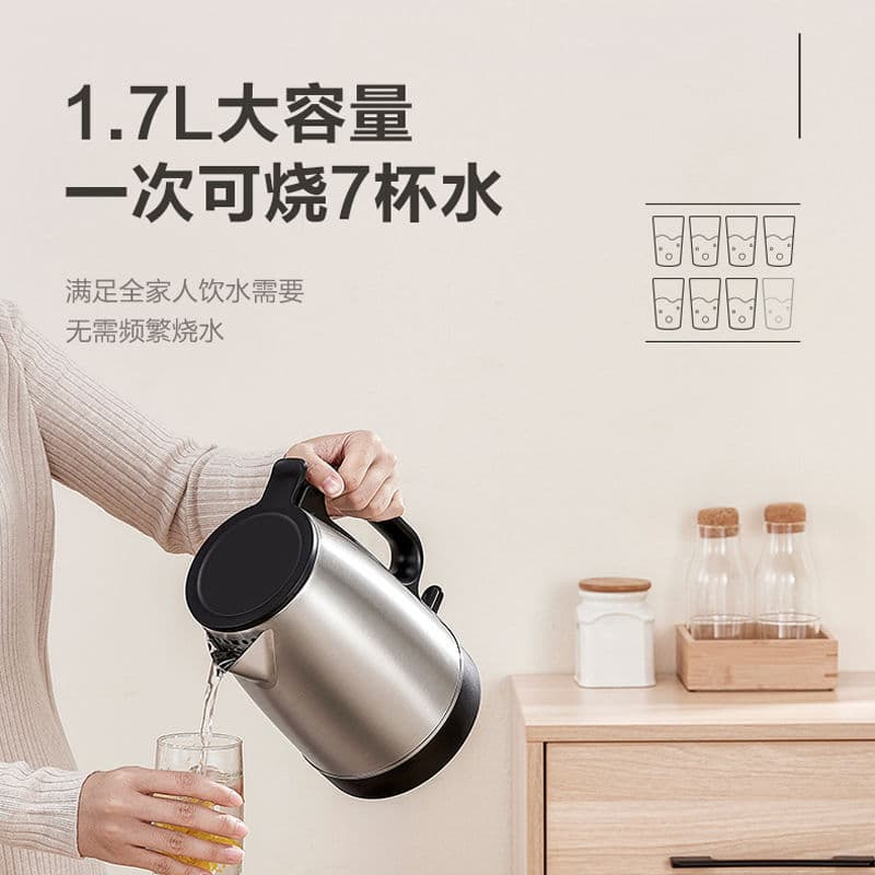 Teapot stainless steel, 17x, stainless steel AISI 304, (Physicals) 3