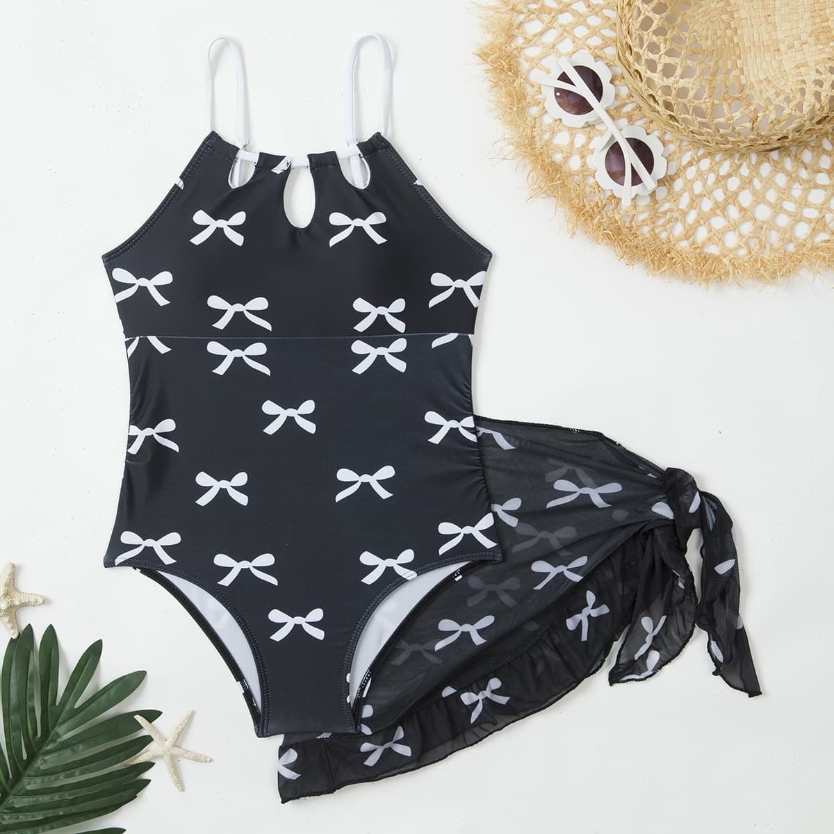 Children's cute beach swimwear, Chanel style 2