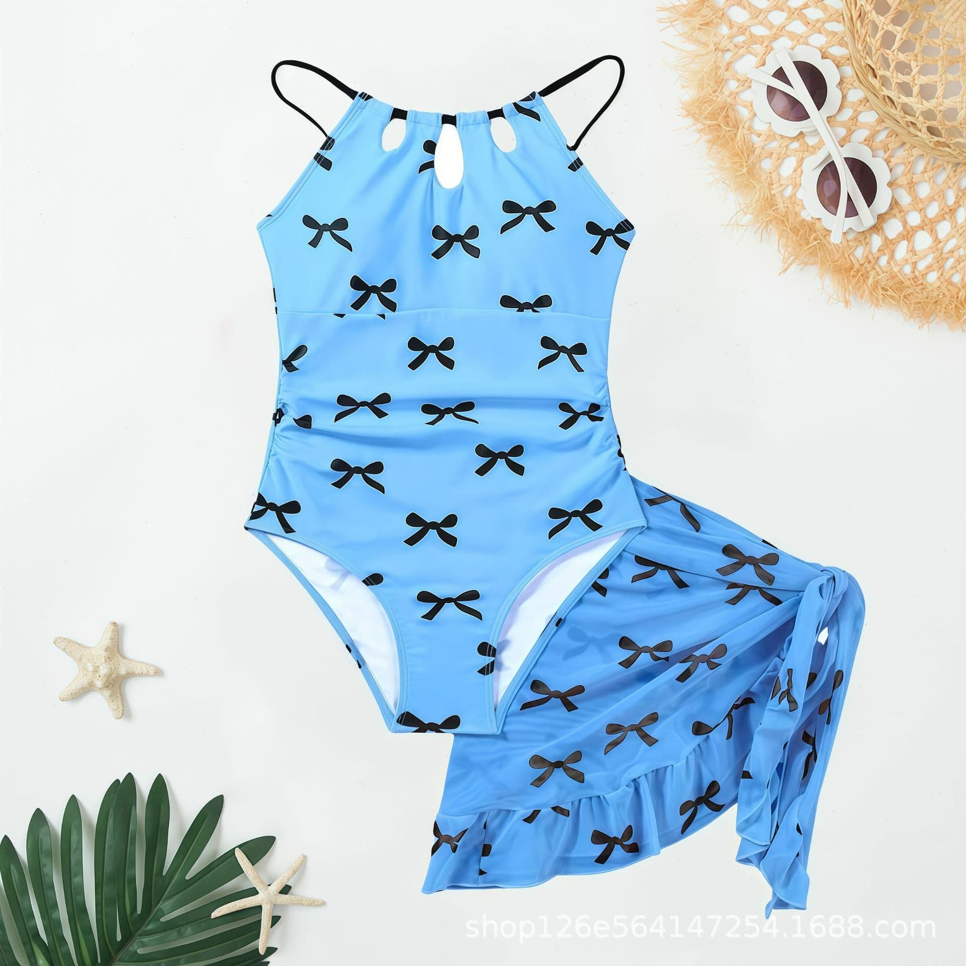 Children's cute beach swimwear, Chanel style 3