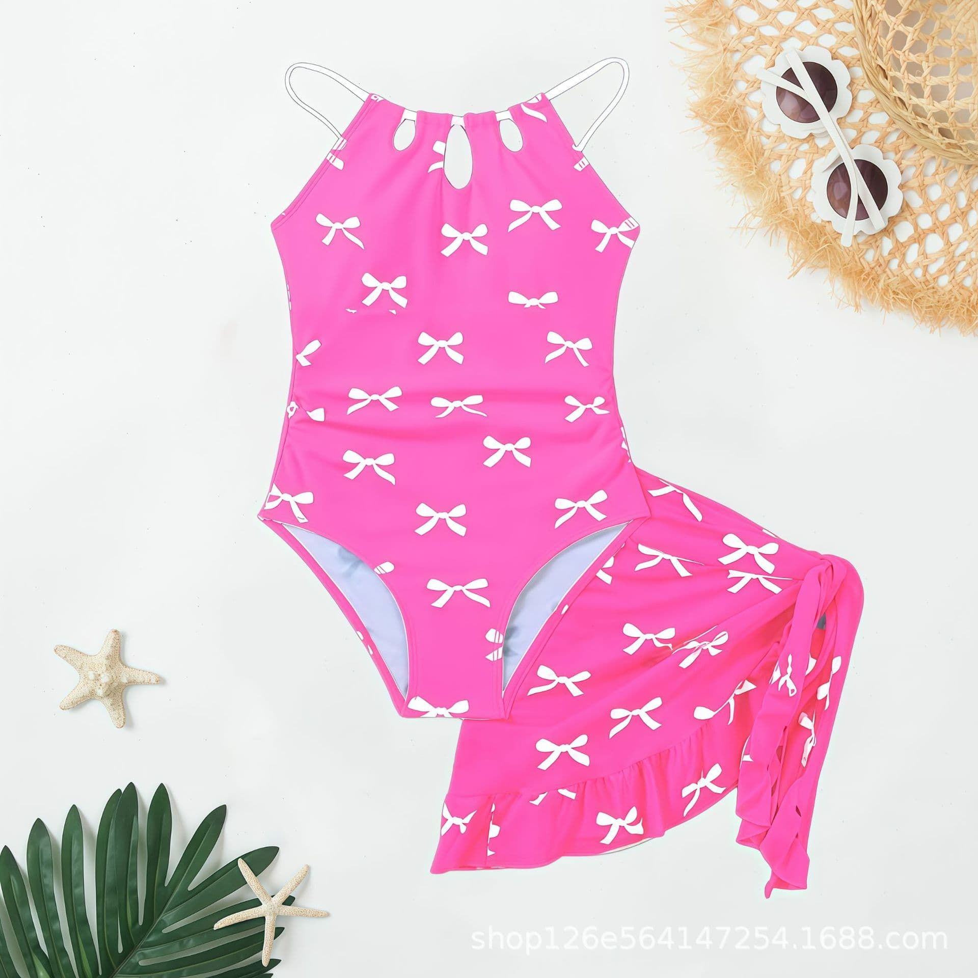 Children's cute beach swimwear, Chanel style 4