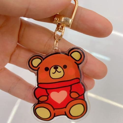 Acrylic Keychain - Custom Gift Tag Decorative Pendant