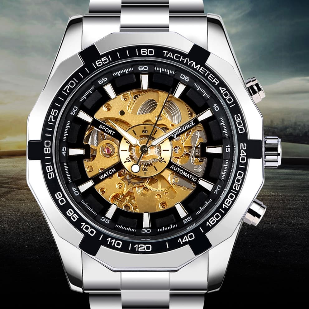 Watches cross-border men's mechanical high-end watches fully automatic mechanical watches men's foreign trade watches luminous wholesale dropshipping