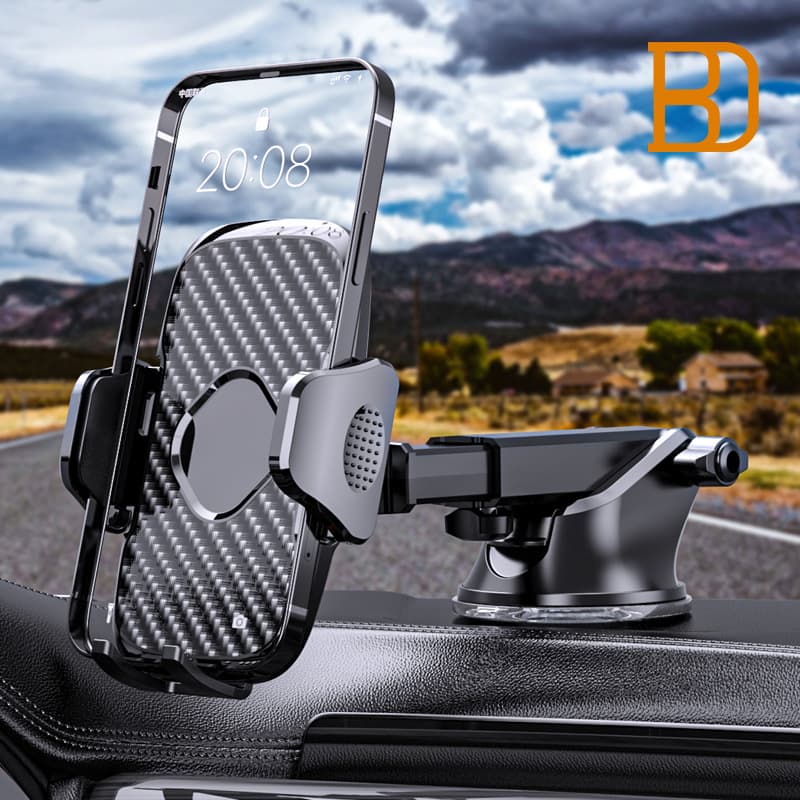 Cross-border car navigation universal plastic mobile phone base universal rotating horizontal and vertical screen car mobile phone holder wholesale