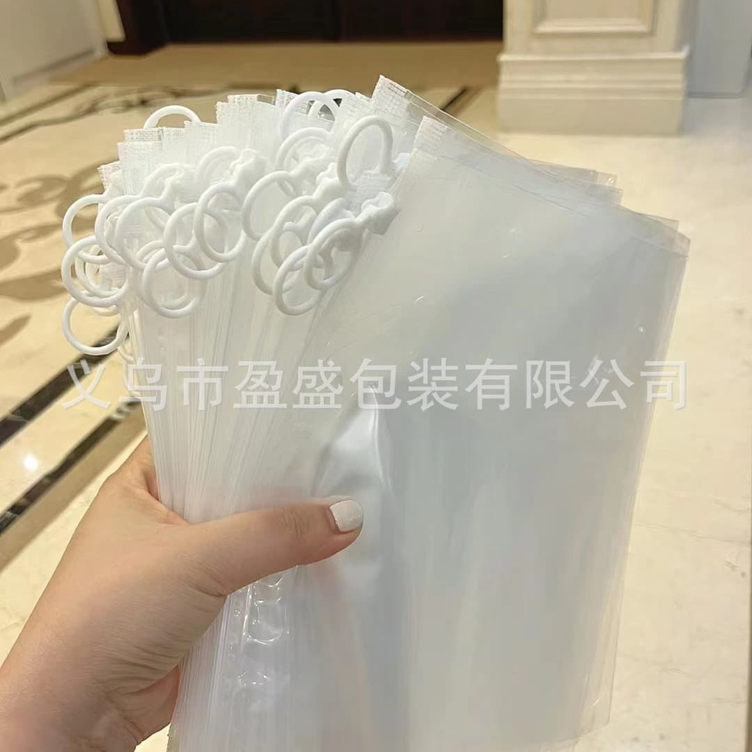 Moisture-proof Thickened Storage Bag Toy Classification Travel Portable Artifact Cosmetics Distribution Bag Transparent Pull-tab Bag