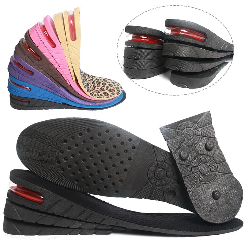 Invisible height insoles, comfortable soft heel for men and women