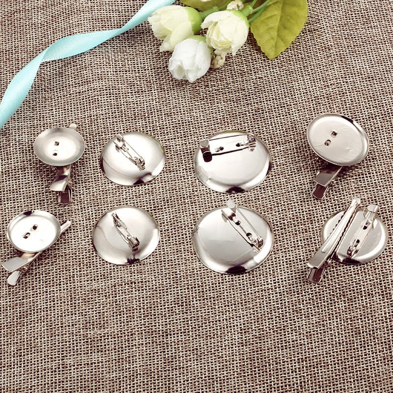 Brooch, hair accessory handmade, pin, materials set, bag accessory, handicrafts