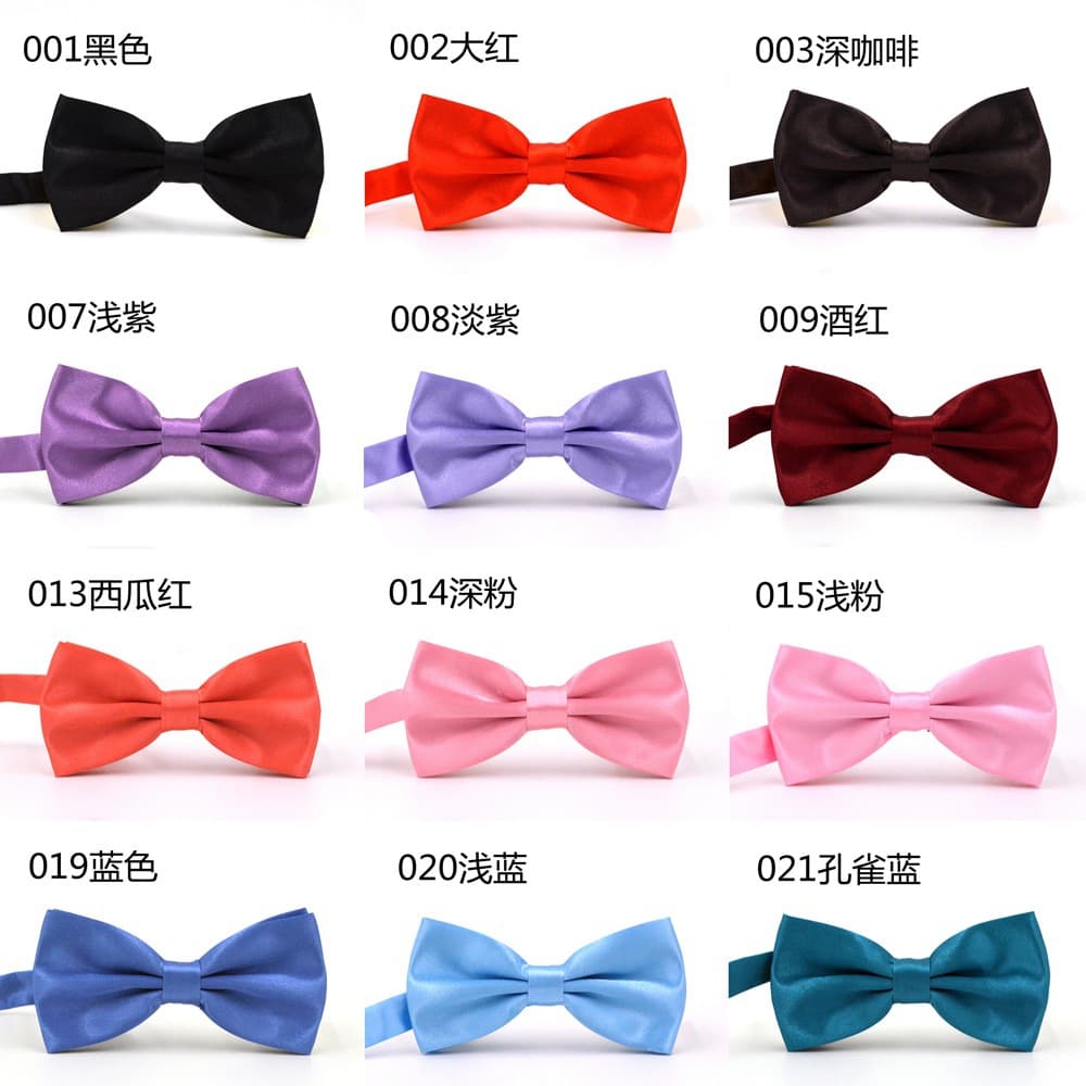 Men's multicoloured bow tie for adults with bow, polyester