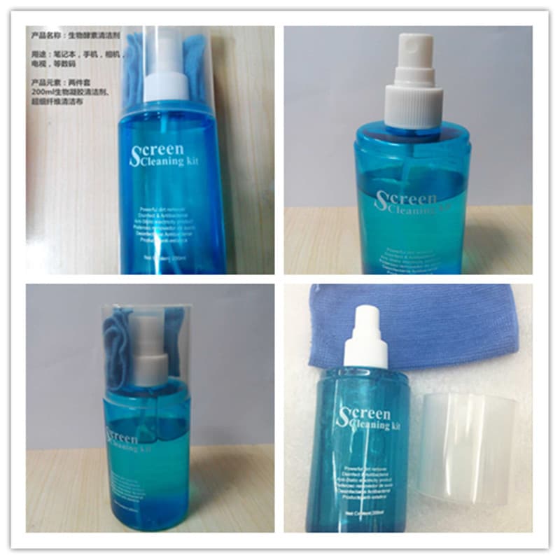 Tablet mobile phone, laptop, cleaner, set, gel