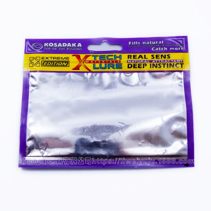 Factory wholesale self -sealing color printing bag soft bait bag sub -bait hard bait bag bait packaging bag