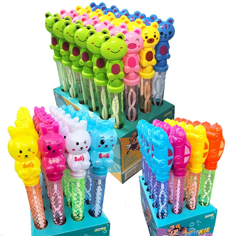 Cartoon toy, bubbles, electric bubble gun, bubble machine, internet celebrity
