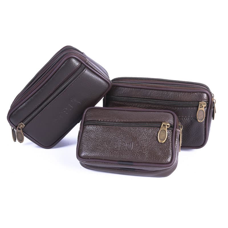 Waterproof fashionable belt bag for elderly, universal key bag, for middle age