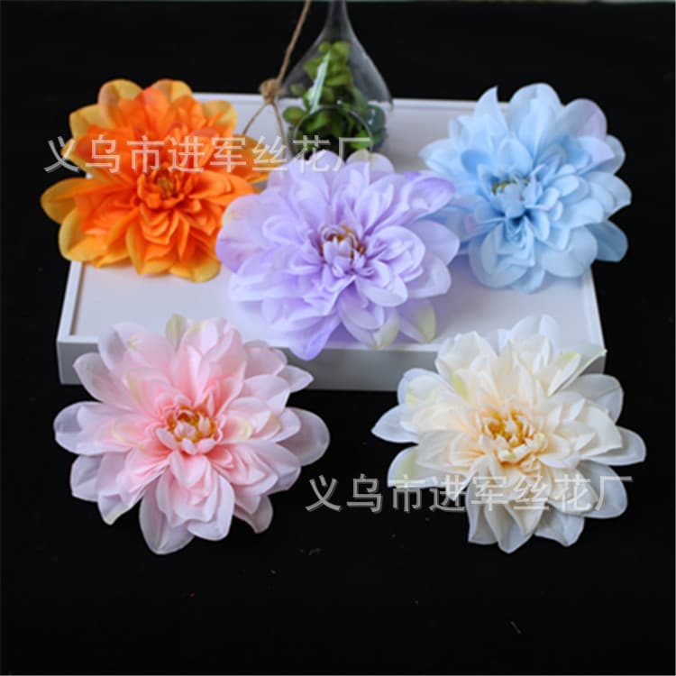 Simulation flower Dali flower head simulation peony flower fake flower silk flower wedding supplies flower pyramided artificial flower decoration