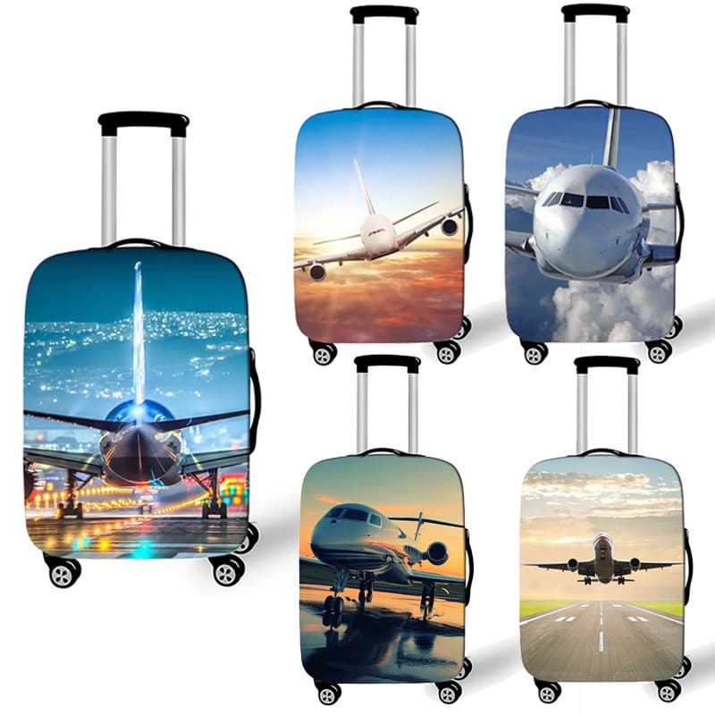 Creative airplane, suitcase, water repellent fashionable protective case for traveling, 2021 collection