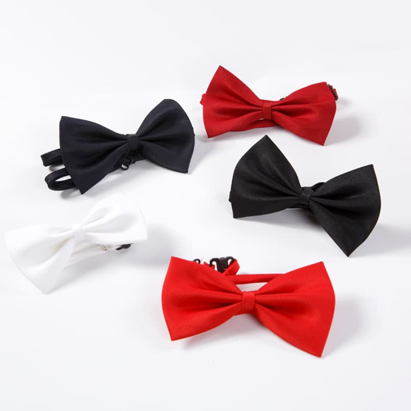 Children's bow tie for boys with bow, dress, black red white accessory