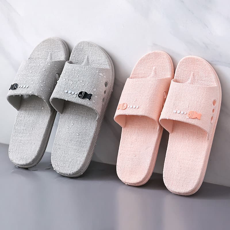 Japanese summer non-slip home wear-resistant slippers for bathroom for men and women, for beloved