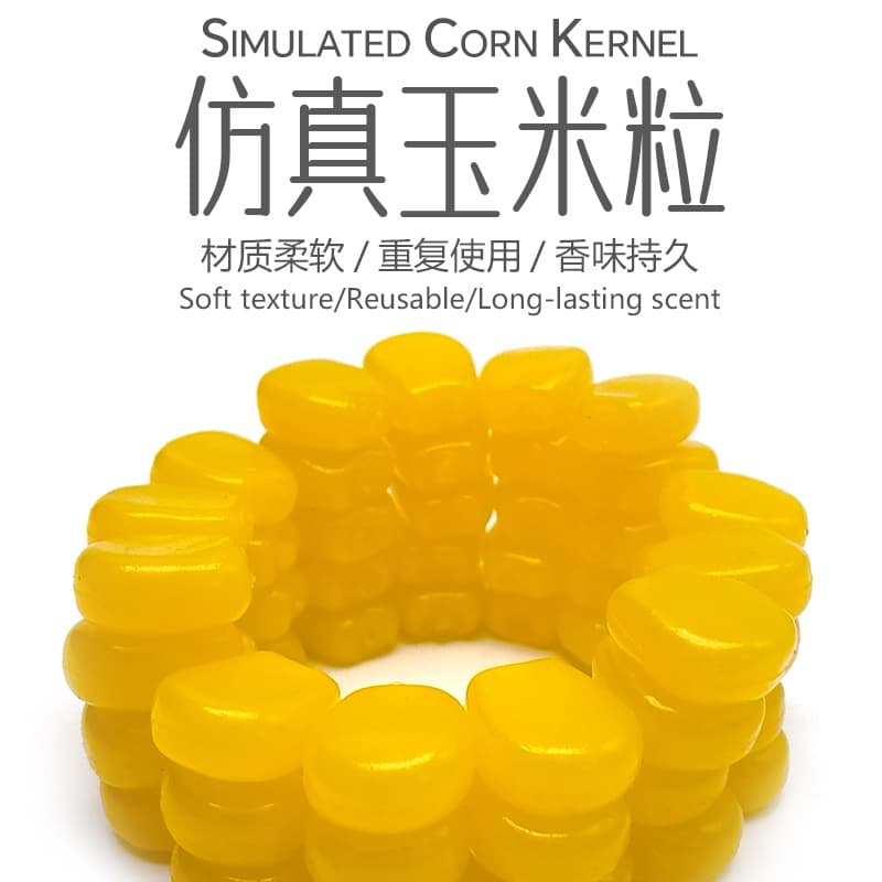 Factory wholesale bulk tpr corn kernel lure bait corn universal soft bait luminous bait bionic bait bass