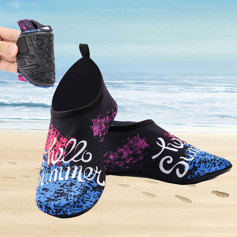 Children's beach footwear for men and women, non-slip legs patch, sneakers for yoga