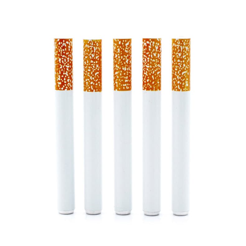 Manufacturer of cross-border cigarette pipes, small, portable and multi-functional, aluminum alloy shaped pipes and smoking utensils