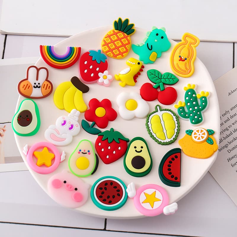 Cartoon phone case PVC, hairgrip, decorative accessory, DIY