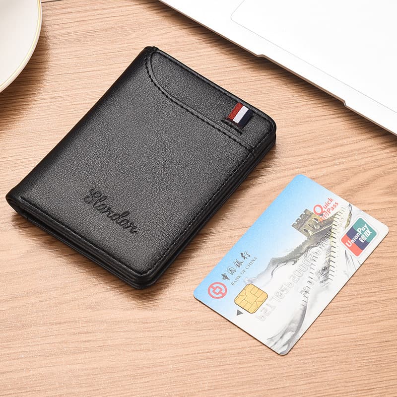 slardar Ultra thin wallet for driver's license, small card holder for students