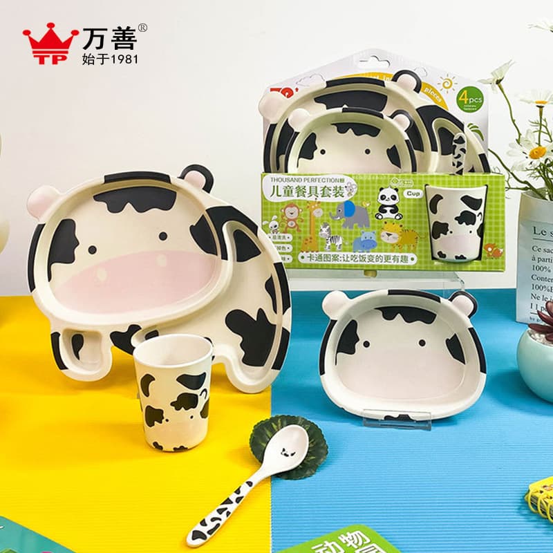 Children's tableware, set for supplementary food, Birthday gift