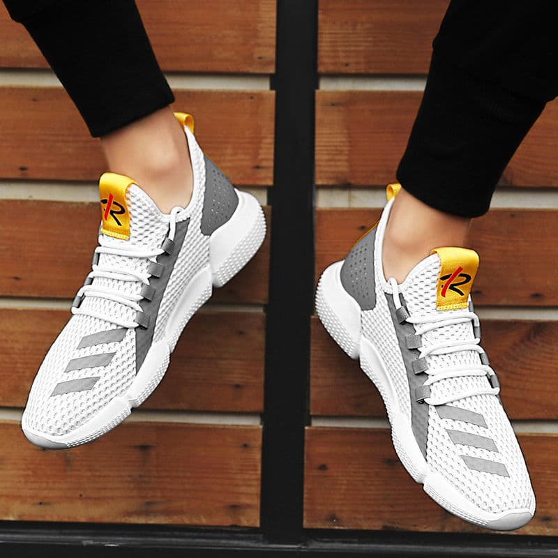 (Cross-border trading), (Wholesale), men's hair mesh for leisure, breathable fashionable trend running sneakers, Korean style