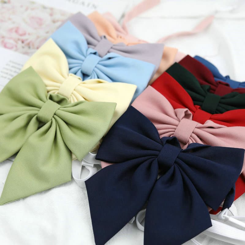 Student pleated skirt, bow tie for students, Japanese uniform with bow