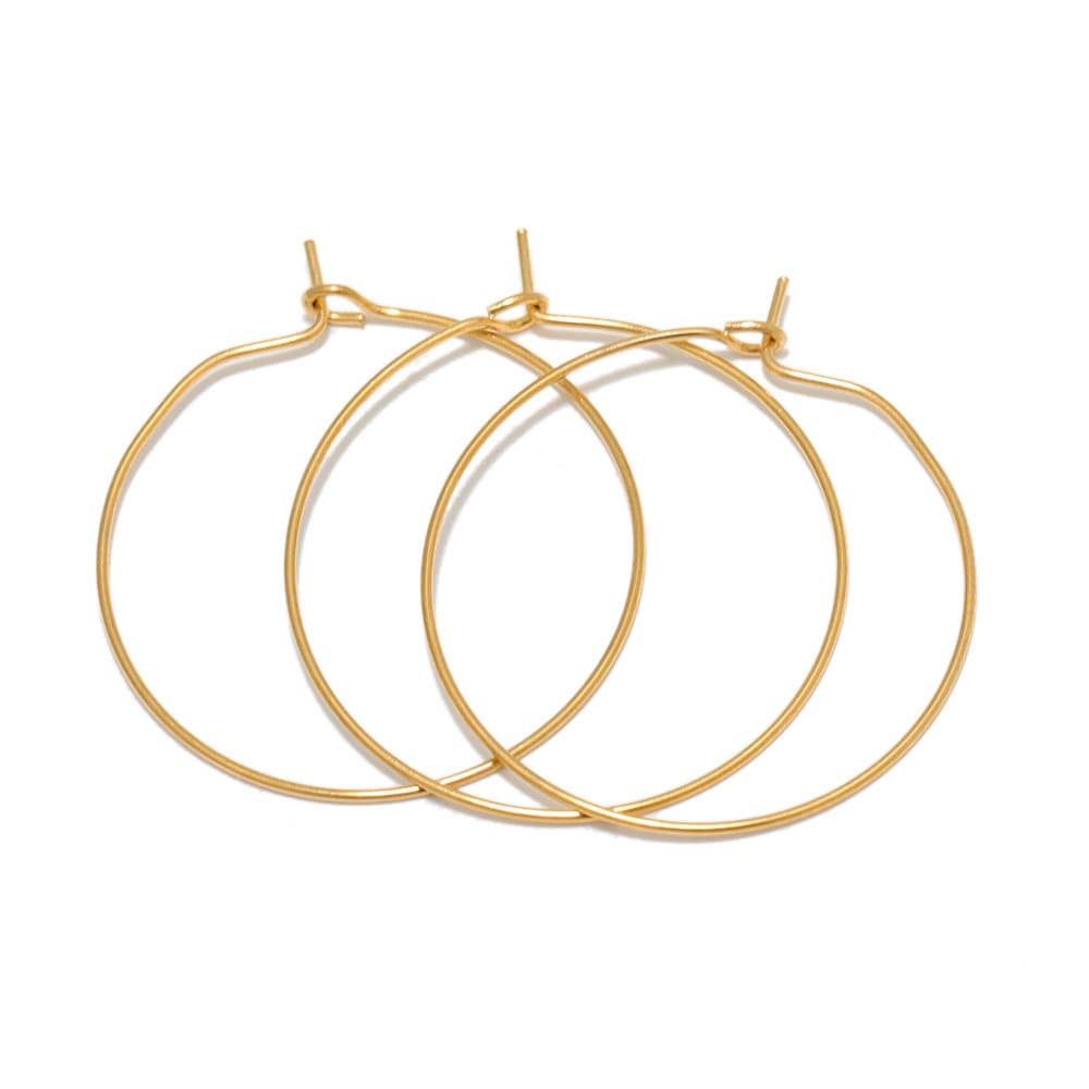 Accessory stainless steel, accessories, golden large earrings, European style