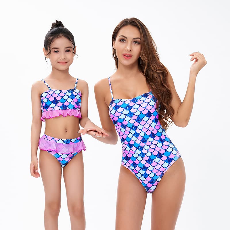 (Cross-border trading), swimwear, European style, family style, (Physicals)