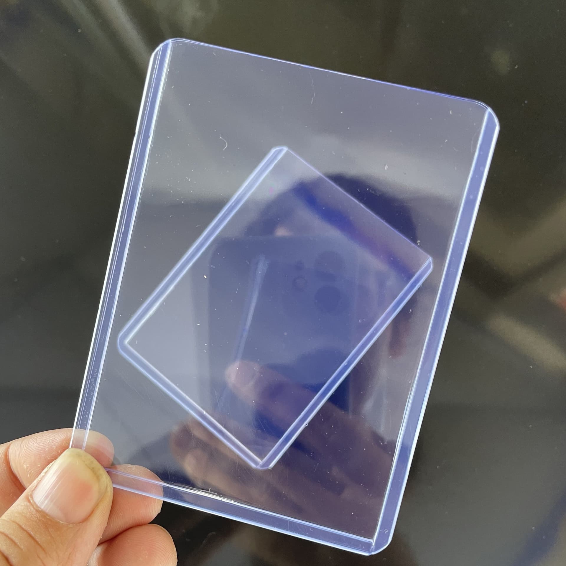 35pt-180pt transparent card protective kit card clip collection card baseball card trading card game card star card set