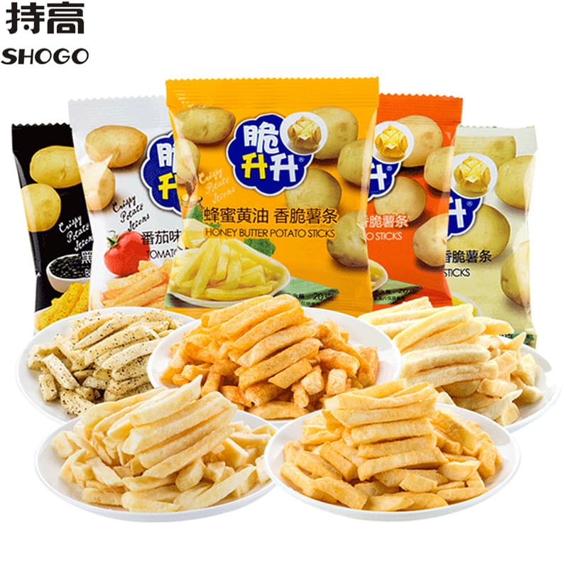 Free shipping, crispy leaping fries 20g crispy honey butter tomato original fries casual snacks and snacks wholesale
