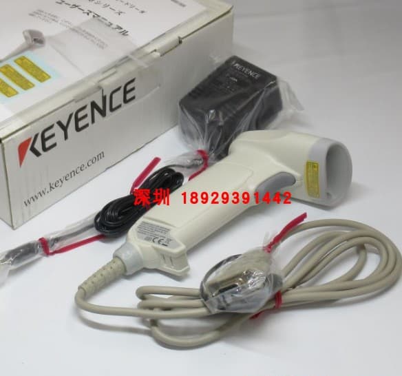 KEYENCE HR-50R Micro-Handheld Barcode Scanner RS-232C