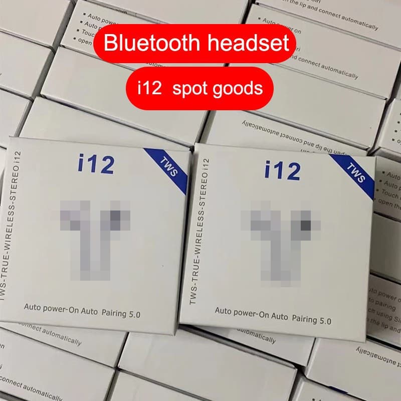 I12TWSTouch Control bluetooths macarons wireless headphon ES