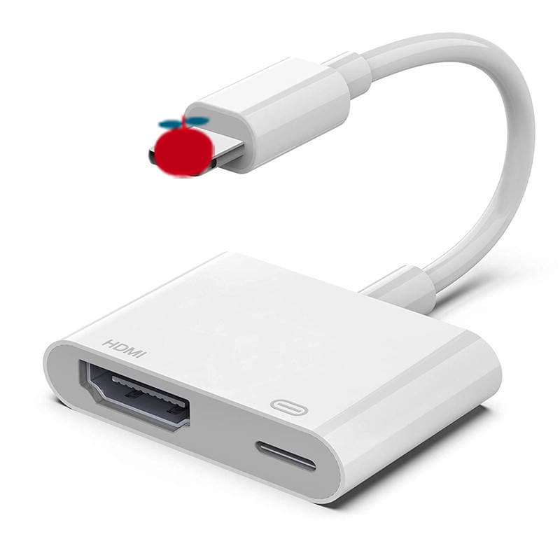 Suitable for Apple Lightning to HDMI same-screen cable, mobile phone to TV HD video converter