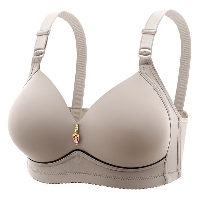 (Cross-border trading), comfortable breathable wireless bra, supporting underwear, bra top, plus size
