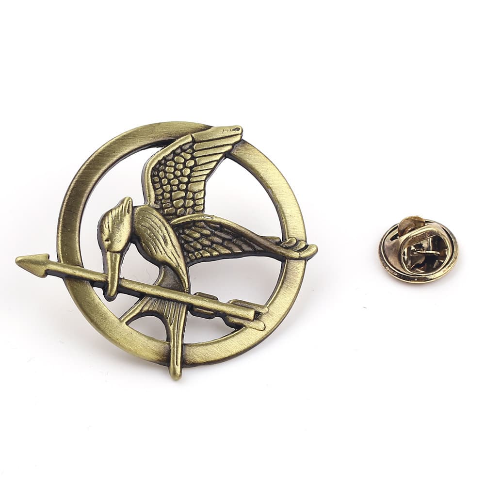 Hunger Games Mockingjay Metal Badge Brooch Pin