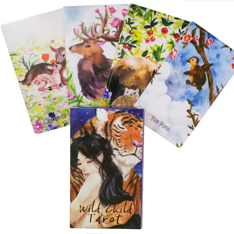 Spot new Wilder Son Tarot Wild Child Tarot Card with English paper instructions